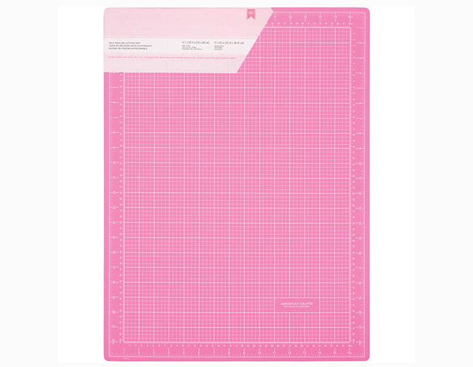 Коврик для резки Аmerican Сrafts розовый 45х60 см 