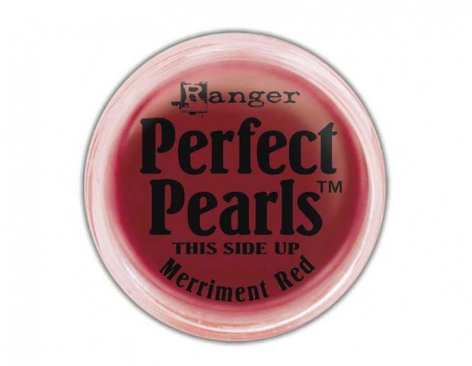 Пудра перламутровая  Perfect Pearls от Ranger (Merriment Red)