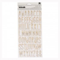 Стикеры Joy Alpha/Painted Wood Veneer Fa La La Thickers Stickers 5.5"X11" от Crate Paper 