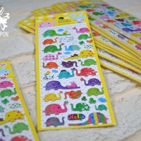 Объемные стикеры для скрапбукинга "Слоны"