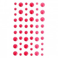 Эмалевые точки (дотсы) красный/коралл